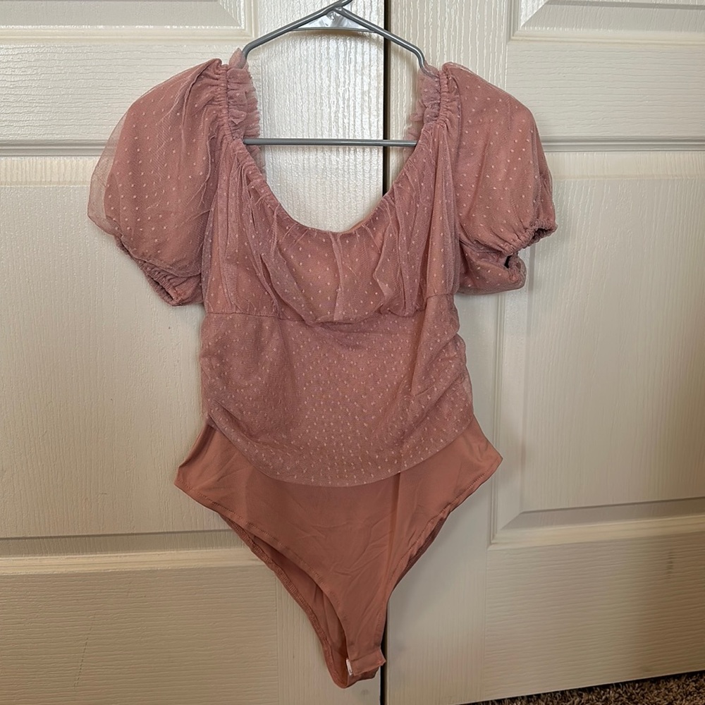 Valentine Puff Sleeve Bodysuit